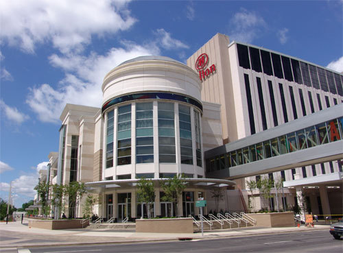 Photo of the Shreveport Convention Center in downtown Shreveport, Louisiana