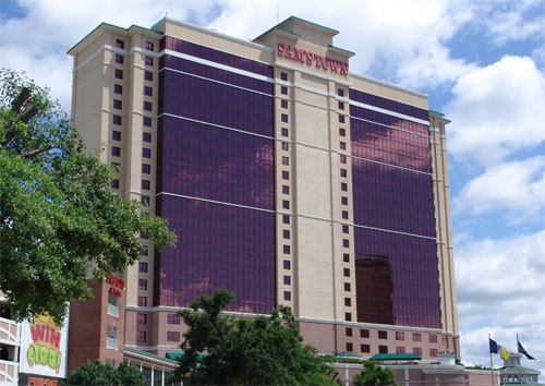 Photo of Sams Town Casino in Shreveport, Louisiana.